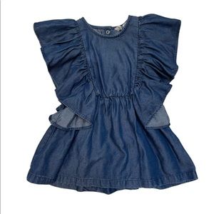 Baby Girl Habitual Girl denim dress (NEW size 12 M)